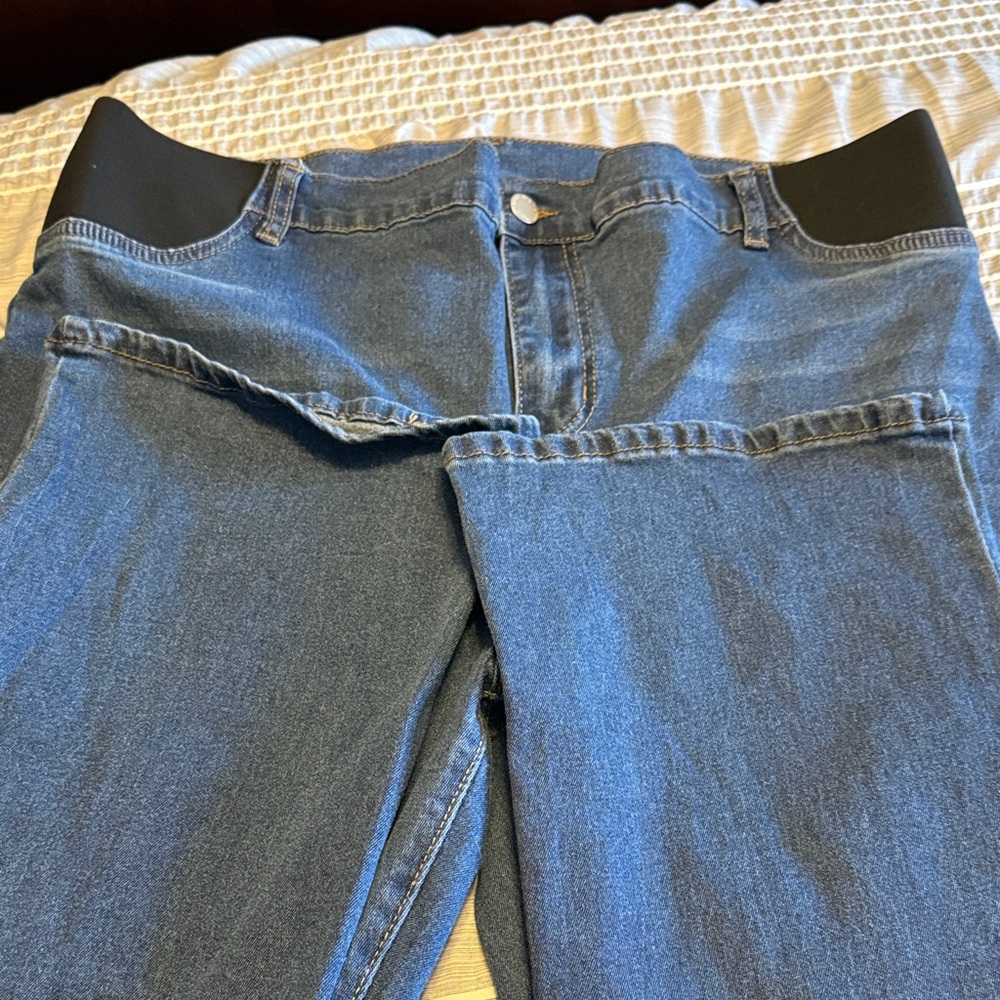 SHEIN Blue and Black Women's Jeggings